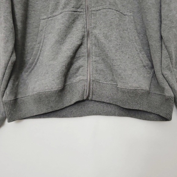 Hofbrauhaus Munchen Jacket Hoodie L Gray Full Zip Hooded Outerwear Streetwear - Picture 6 of 11
